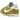 Nike Cortez Pacific Moss Infinite Gold sneakers set fra siden med grøn ruskindsoverdel, gyldent swoosh og hvid sål med ikonisk striber