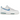 Nike Air Force 1 Low Evo White University Blue sneakers i sideprofil med hvid læderoverdel og markante lyseblå detaljer på sålen og Swoosh.