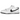 Nike SB Dunk Low White Black sneakers i sideprofil med klassisk hvid læderbase, sorte stafferinger og en robust gummisål for et rent look.