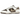Nike Dunk Low Next Nature White Baroque Brown sneakers set fra siden med hvid base, brune detaljer og ikonisk Swoosh-logo i læder.