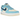 Nike Air Force 1 Low '07 Aquarius Blue Coconut Milk sneakers i vinklet profil med lyseblå læderoverdel og cremehvid sål