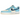 Nike Air Force 1 Low '07 Aquarius Blue Coconut Milk sneakers i sideprofil med lyseblå overdel, cremefarvet swoosh og klassisk gummisål