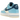 Nike Air Force 1 Low '07 Aquarius Blue Coconut Milk sneakers i sideprofil, med en lyseblå overdel, cremefarvet swoosh og klassisk hvid mellemsål.