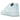Nike Air Force 1 Low '07 Next Nature Glacier Blue sneakers i sideprofil med lyseblå overdel, hvid sål og detaljerede sømme samt ikonisk Swoosh-logo