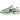 Nike P-6000 Fir sneakers i en stilfuld sideprofil med en cremefarvet mesh-overdel, grønne læderdetaljer og en stødabsorberende hvid sål