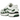 Nike P-6000 Fir sneakers i en vinklet visning med grønne læderdetaljer, hvid mesh-overdel og tydelig Nike-branding på siden