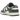 Nike Dunk Low Pale Ivory Cargo Khaki sneakers i profil med overdel i lyst elfenbensfarvet læder og mørkegrønne Khaki detaljer samt gummisål