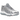 Nike Air Max Dn8 Wolf Grey Metallic Silver sneakers i sideprofil med grå mesh overdel, sølv detaljer og synlige luftenheder i sålen