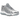 Nike Air Max Dn8 Wolf Grey Metallic Silver sneakers i en vinklet profil med grå mesh-overdel, sølvfarvede detaljer og synlig Air-dæmpning i sålen
