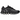 Nike Air Max Dn8 Black Metallic Dark Grey sneakers i en vinklet profilvisning med sort mesh-overdel, grå detaljer og synlig Air-dæmpning i sålen.