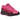 Nike Air Max Dn8 Laser Fuchsia Black sneakers set fra siden med markant fuchsia overdel, sort gummisål og det karakteristiske Air-stødabsorberingssystem