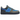 Nike Air Force 1 Low SP Stash sneakers i sideprofil med grå overdel, blå snørebånd og hvid mellemsål