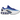 Nike Air Max Dn Racer Blue Vibrant Yellow sneakers set fra siden med gradient blå mesh-overdel, gul sål og Dynamic Air-teknologi i hælen
