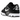 Nike Air Force 3 Low SP Nigo Black White sneakers set fra siden med sort læderoverdel, hvide detaljer og chunky hvid mellemsål