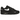 Nike Air Max 1 '87 SP Supreme Black White sneakers set fra siden med sort læderoverdel, hvide detaljer og en synlig Air-enhed i mellemsålen.