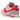 Nike Cortez TXT Medium Soft Pink Sail sneakers sideprofil med lyserød overdel i tekstil, hvide snørebånd og karakteristisk Nike-logo på siden
