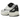 Nike P-6000 Platinum Tint Black sneakers i vinklet profil med sølvfarvet mesh-overdel, sorte detaljer, snørebånd og slidstærk gummisål