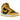 Nike Dunk High Wu-Tang sneakers i en vinklet visning med ikonisk gul og sort farvekombination, læderoverdel og sort Swoosh på siden