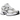 Nike V5 RNR White Vast Grey College Grey Black sneakers i sideprofil med grå og hvide tekstildetaljer samt en kontrasterende sort Nike swoosh