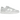 Nike Dunk Low Summit White Photon Dust sneakers set fra siden med hvid læderoverdel, grå Swoosh-detaljer og hvid gummisål