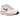 Nike P-6000 Sail Guava Ice sneakers i skråt perspektiv med hvid overdel, lagdelte detaljer og lyserøde accenter langs siden