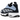 Nike Air Max Sunder Blue Ice sneakers i en vinklet profilvisning med glansfuldt blåt overdel-materiale, lynlåsdetaljer og en chunky hvid sål