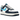 Nike Air Force 1 Low '07 Armory Navy Baltic Blue sneakers i profil, der viser en dybblå læderoverdel med kontrastfarvede detaljer og en hvid sål