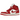 Air Jordan 1 Mid SE Red Cracked Leather sneakers i en vinklet visning med fremtrædende rødt tekstureret læder, hvide detaljer og sort swoosh.