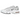 Nike Air Max Plus SE White Metallic Silver sneakers i en stilfuld sideprofil med hvid overdel, metalliske sølvdetaljer og synlige Air-enheder.