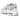 Nike Air Max Plus SE White Metallic Silver sneakers i en vinklet visning med hvid overdel, sølvdetaljer og synlig Air-stødabsorbering i sålen.