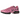Nike Air Max Plus Pink Black sneakers i sideprofil, der viser den pink gradient-overdel, sorte bølgede plastdetaljer og den markante sål med Air-enheder.
