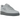 Nike Air Force 1 Low 07 Jewel Wolf Grey sneakers set fra siden med en grå læderoverdel, matchende grå mellemsål og et lille Jewel Swoosh-logo
