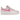 Nike Air Force 1 '07 LX Pearl Pink Paw Print sneakers set fra siden i en blød rosa farve med synlige poteaftryksdetaljer og hvid gummisål