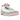 Air Jordan 3 Retro Wings sneakers i sideprofil med hvid læderoverdel, grå mønstret kant og gennemsigtig sål med Jumpman-logo.