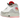 Air Jordan 3 Retro Wings sneakers i en flot profilvinkel, der viser det ikoniske hvide læderdesign med detaljerede røde og sorte farveaccenter.