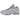 Nike Air Max 95 Big Bubble Wolf Grey sneakers set fra siden med grå nuancer, bølgede lag, synlig Air-stødabsorbering og hvide snørebånd.