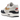 Nike Air Max 1 Olympic sneakers i vinklet profil med marineblå overdel, sølvdetaljer, synlig Air-enhed i hælen og hvid sål
