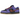 Nike SB Dunk Low Persian Violet sneakers i sideprofil med lilla ruskindspaneler, hvid base og sort Nike Swoosh-detalje