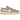 Nike Dunk Low SE Rattan Terra Blush sneakers i en sideprofil med beige overdel, hvid mellemsål, hvide snørebånd og et lyserødt swoosh-logo.
