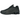 Nike Shox R4 Black Bright Crimson sneakers i vinklet profil, med sort overdel, ikonisk Shox-hæl i rød og detaljer i Bright Crimson.