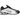 Nike Shox R4 Metallic Silver Black sneakers set fra siden med skinnende sølvfarvet overdel, sorte detaljer og den ikoniske stødabsorberende Shox-sål