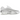 Nike Shox R4 White Bright Crimson Metallic Silver sneakers i profil med hvid overdel, sølvdetaljer og karakteristiske røde stødabsorberende Shox-søjler