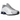 Nike Shox R4 Metallic Silver Deep Royal Blue sneakers set fra siden med skinnende sølvfarvet overdel, kongeblå detaljer og synlige Shox-støddæmpere.
