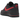 Nike Air Force 1 Low 07 LV8 Bred sneakers i vinklet visning med sort og rød læderoverdel, klassisk snørebånd og hvid mellemsål