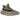 Yeezy Boost 350 V2 Granite sneakers sideprofil med grå overdel i strik, mørk stribe på siden og matchende tykke snørebånd