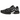 Nike Air Max Plus Black Reflective Silver sneakers i en vinklet profilvisning med den karakteristiske bølgede struktur, sort overdel og hvid sål
