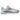 Nike Vomero 5 Pure Platinum Glacier Blue Wolf Grey Metallic Silver sneakers set fra siden med lagdelt mesh, sølvfarvede detaljer og tykke såler.