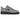 Nike Air Force 1 '07 Low Jewel Cool Grey Black sneakers i en flot profilvinkel med en grå læderoverdel, sort Jewel Swoosh og en hvid mellemsål.
