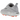 Nike Mind 002 Light Smoke Grey sneakers set fra siden med grå tekstiloverdel, hvide detaljer, gummisål og synligt Nike swoosh logo på siden