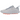 Nike Mind 002 Football Grey sneakers i vinklet profil med grå mesh-overdel, syntetiske detaljer, klassiske snørebånd og slidstærk gummisål
